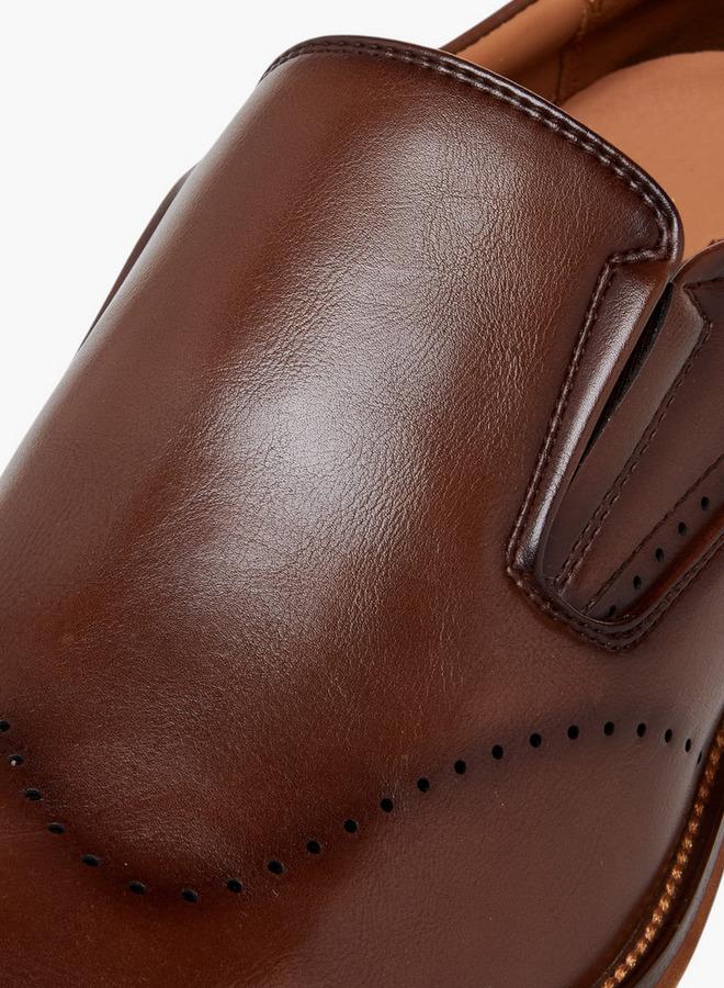 DUCHINI Men Perforated Loafers - Image 4